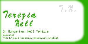 terezia nell business card